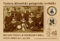 Banner – výstava „Historické potápěčské techniky“ v Tachově 2018.